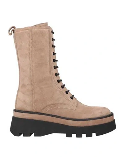 Bruno Premi Woman Ankle Boots Beige Size 8 Leather