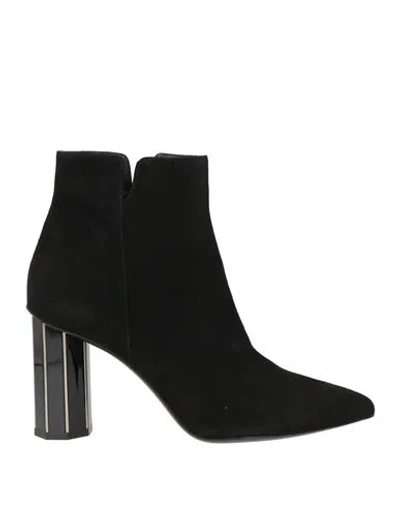 Bruno Premi Woman Ankle Boots Black Size 10 Leather