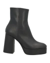 Bruno Premi Woman Ankle Boots Black Size 5 Leather
