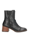 Bruno Premi Woman Ankle Boots Black Size 6 Leather In Black