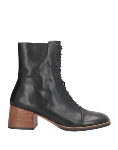 Bruno Premi Woman Ankle Boots Black Size 6 Leather