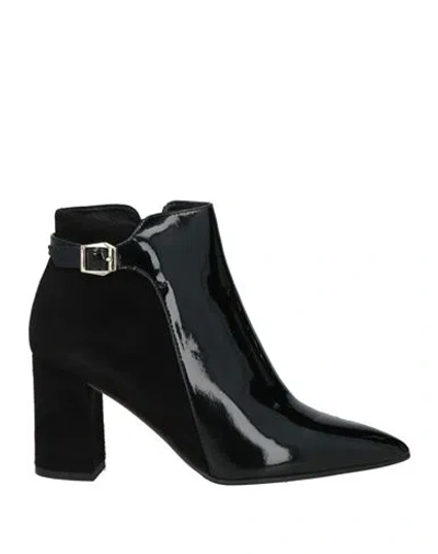 Bruno Premi Woman Ankle Boots Black Size 6 Leather