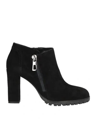 Bruno Premi Woman Ankle Boots Black Size 7 Leather