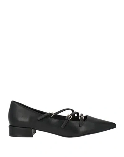 Bruno Premi Woman Ballet Flats Black Size 11 Leather