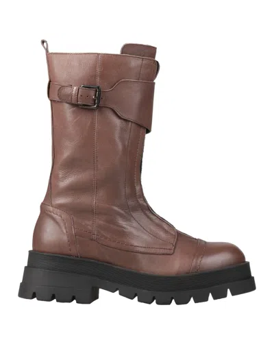 Bruno Premi Knee Boots In Brown