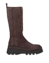 Bruno Premi Woman Boot Chocolate Brown Size 8 Leather In Brown