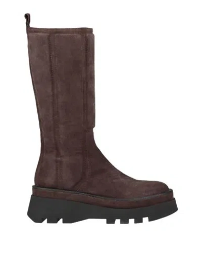 Bruno Premi Woman Boot Chocolate Brown Size 8 Leather