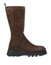 Bruno Premi Woman Boot Dark Brown Size 11 Leather