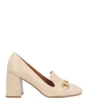 Bruno Premi Woman Loafers Beige Size 10 Bovine Leather