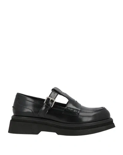 Bruno Premi Woman Loafers Black Size 9 Leather