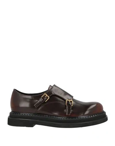 Bruno Premi Woman Loafers Dark Brown Size 9 Leather