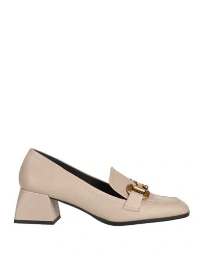 Bruno Premi Woman Loafers Dove Grey Size 11 Bovine Leather