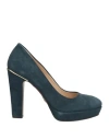 Bruno Premi Woman Pumps Blue Size 6 Leather