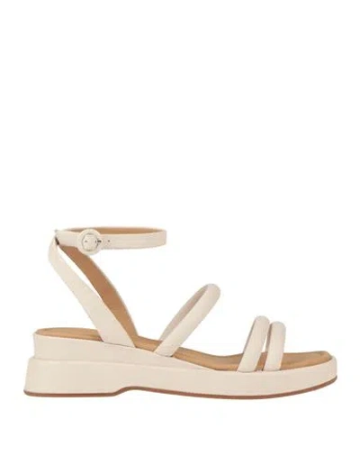 Bruno Premi Woman Sandals Beige Size 7 Leather