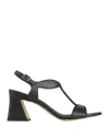 Bruno Premi Woman Sandals Black Size 11 Sheepskin