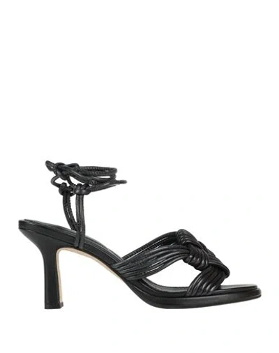 Bruno Premi Woman Sandals Black Size 9 Leather