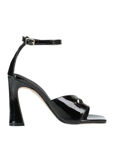 Bruno Premi Woman Sandals Black Size 7 Calfskin