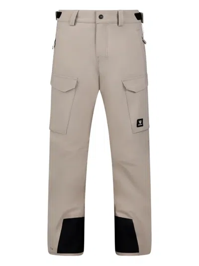 Brunotti Kids' Cargo-pocket Snow Trousers In Neutral