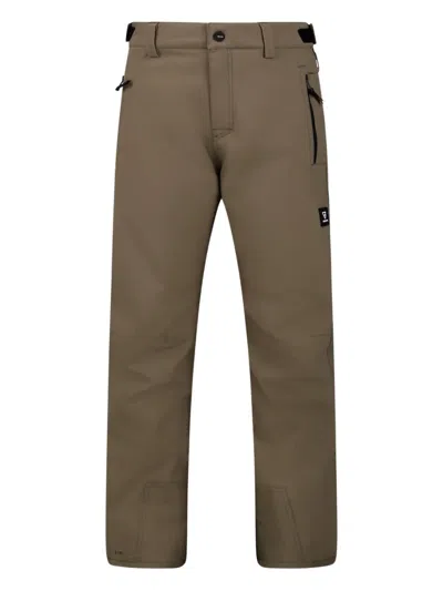 Brunotti Kids' Footraily Zip-pocket Snow Trousers In Brown