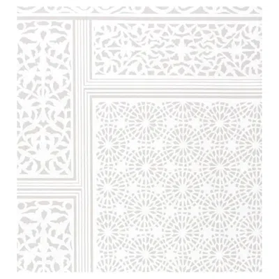 Pre-owned Brunschwig & Fils Brunschwig And Fils Bombay, Dove, Handprinted Wallpaper Double Roll, Usa. In Gray