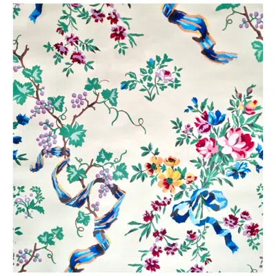 Pre-owned Brunschwig & Fils Clos De Vougeot Handprinted Wallpaper, Maury Paris, 1980 In Sand