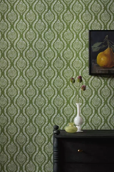 Brunschwig & Fils Marindol Wallpaper In Green