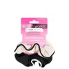 Brushworks Contrast Scrunchies - Black & White - 2 Pack