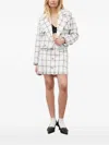 Bruuns Bazaar Azolla Bb Nanya Checked Tweed Jacket In Burgundy