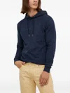 Bruuns Bazaar Bertil Logo-print Hoodie In Blue