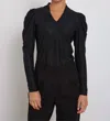 BRUUNS BAZAAR BLACKBERRY AVALON BLOUSE IN BLK