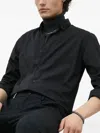 Bruuns Bazaar Button-down Shirt In Black