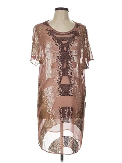 Pre-owned Bruuns Bazaar Casual Dress In Brown