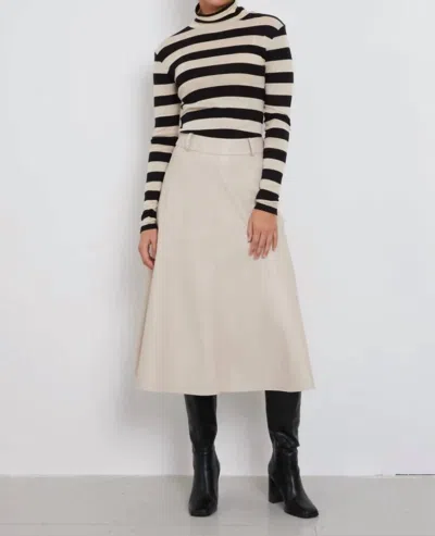 Bruuns Bazaar Chateaue Skirt In Cream In Beige