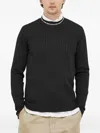 Bruuns Bazaar Crew-neck Sweater In Black
