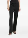 Bruuns Bazaar Embellished Straight Trousers In Black
