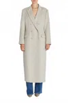 Bruuns Bazaar Fallopia Abellas Coat In Melange In Gray