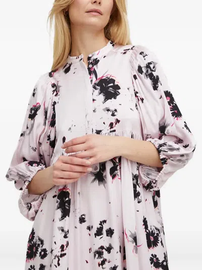 Bruuns Bazaar Floral-print Smock Dress In Pink