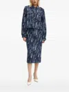Bruuns Bazaar Frayed-detailing Denim Jacket In Blue