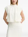 Bruuns Bazaar Fringed Midi Dress In White