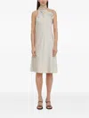 Bruuns Bazaar Halterneck Dress In White