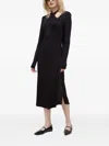 Bruuns Bazaar Halterneck Long-sleeve Dress In Black
