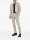 Bruuns Bazaar Laybbfranco Two-button Suit Jacket In Gray
