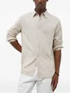 Bruuns Bazaar Linowbbgiil Button-down Shirt In White