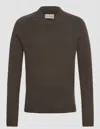 Bruuns Bazaar Men's Douglas Sweater In Brown