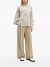 Bruuns Bazaar Mosaic-print Balloon-sleeve Shirt In Multi