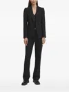 Bruuns Bazaar Pinstripe Long-sleeve Blazer In Black