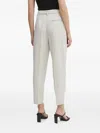 Bruuns Bazaar Pleated Embellished Tailored Trousers In White