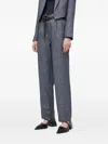 Bruuns Bazaar Pleated-front Straight Trousers In Black
