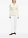 Bruuns Bazaar Ribbed Cardigan In White