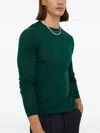 Bruuns Bazaar Charles Bb Pullover Mit Rundem Ausschnitt In Green